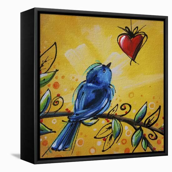 Song Bird IV-Cindy Thornton-Framed Stretched Canvas