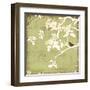 Song Birds I - Green-Amy Melious-Framed Art Print