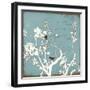 Song Birds IV - Blue-Amy Melious-Framed Art Print