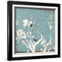 Song Birds IV - Blue-Amy Melious-Framed Art Print