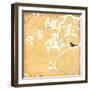 Song Birds V - Yellow-Amy Melious-Framed Art Print