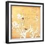 Song Birds VI - Yellow-Amy Melious-Framed Art Print