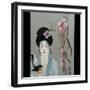 Song Dynasty Women with Fantail, 2016 detail-Susan Adams-Framed Giclee Print