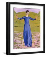 Song from Afar, 1906-Ferdinand Hodler-Framed Giclee Print