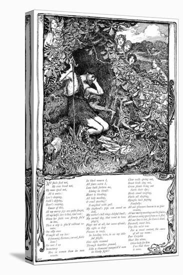 Song from Shakespeare's the Passionate Pilgrim, 1895-Giraldo Eduardo Lobo de Moura-Stretched Canvas