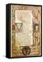 Song in Praise of Laure, from "Sonetti, Canzoni E Triomphi" by Petrarch 1470-null-Framed Stretched Canvas