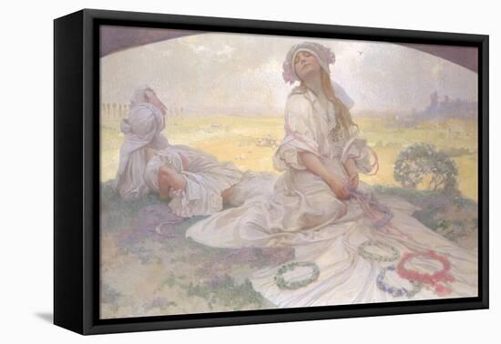 Song of Bohemia, c.1930-Alphonse Mucha-Framed Stretched Canvas