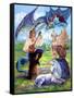 Song of Fantasy-Judy Mastrangelo-Framed Stretched Canvas