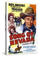 Song of Nevada, Left from Top: Dale Evans, Mary Lee, Right: Roy Rogers, 1944-null-Stretched Canvas