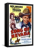 Song of Nevada, Left from Top: Dale Evans, Mary Lee, Right: Roy Rogers, 1944-null-Framed Stretched Canvas