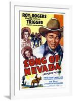 Song of Nevada, Left from Top: Dale Evans, Mary Lee, Right: Roy Rogers, 1944-null-Framed Art Print