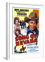 Song of Nevada, Left from Top: Dale Evans, Mary Lee, Right: Roy Rogers, 1944-null-Framed Art Print