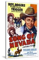 Song of Nevada, Left from Top: Dale Evans, Mary Lee, Right: Roy Rogers, 1944-null-Stretched Canvas