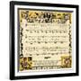 Song of sixpence-Walter Crane-Framed Giclee Print