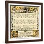 Song of sixpence-Walter Crane-Framed Giclee Print