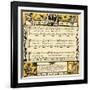 Song of sixpence-Walter Crane-Framed Giclee Print