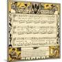 Song of sixpence-Walter Crane-Mounted Giclee Print