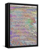 Song of Solomon 8:6-Cathy Cute-Framed Stretched Canvas