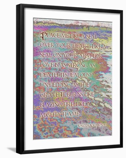 Song of Solomon 8:6-Cathy Cute-Framed Premium Giclee Print