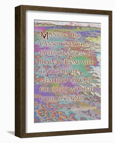 Song of Solomon 8:7-Cathy Cute-Framed Giclee Print