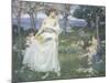 Song of Springtime, c.1913-John William Waterhouse-Mounted Giclee Print