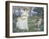 Song of Springtime, c.1913-John William Waterhouse-Framed Giclee Print