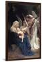 Song of The Angels-William Adolphe Bouguereau-Framed Art Print