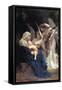 Song of The Angels-William Adolphe Bouguereau-Framed Stretched Canvas