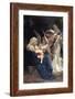 Song of The Angels-William Adolphe Bouguereau-Framed Art Print