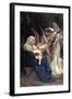 Song of The Angels-William Adolphe Bouguereau-Framed Art Print