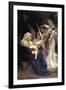 Song of The Angels-William Adolphe Bouguereau-Framed Art Print