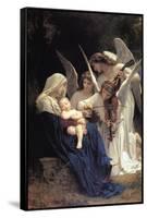 Song of The Angels-William Adolphe Bouguereau-Framed Stretched Canvas