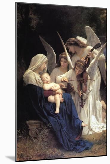 Song of The Angels-William Adolphe Bouguereau-Mounted Art Print