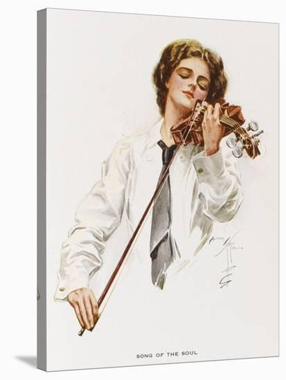 Song of the Soul - an American Violinist Performs with Feeling-null-Stretched Canvas