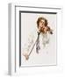 Song of the Soul - an American Violinist Performs with Feeling-null-Framed Art Print