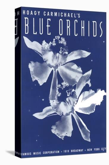 Song Sheet Cover: Hoagy Carmichael's Blue Orchids-null-Stretched Canvas