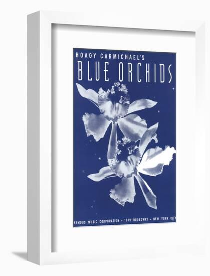 Song Sheet Cover: Hoagy Carmichael's Blue Orchids-null-Framed Art Print