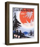 Song Sheet Cover: On The Beach at Bali-Cliff Miska-Framed Art Print