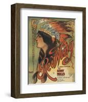 Song Sheet Cover: Red Wing, an Indian Intermezzo by Kerry Mills-null-Framed Premium Giclee Print