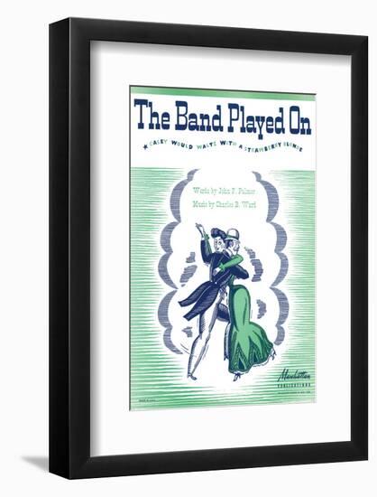 Song Sheet Cover: The Band Played On-null-Framed Art Print