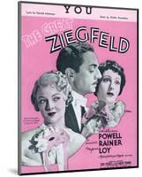 Song Sheet Cover: The Great Ziegfield-null-Mounted Art Print
