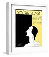 Song Sheet Cover: You're Blasé-Iors-Framed Art Print