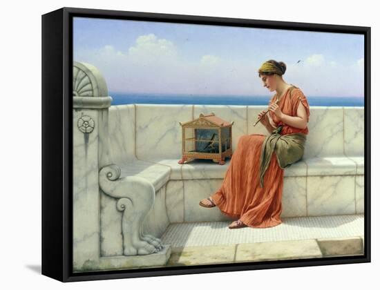Song without Words, 1918-John William Godward-Framed Stretched Canvas