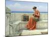 Song without Words, 1918-John William Godward-Mounted Giclee Print