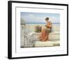 Song Without Words-John William Godward-Framed Premium Giclee Print