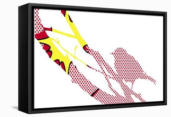 Songbird Cut Out-Whoartnow-Framed Stretched Canvas