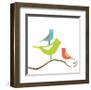 Songbirds II-Sabine Berg-Framed Giclee Print