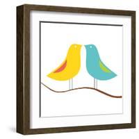 Songbirds IV-Sabine Berg-Framed Art Print