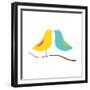 Songbirds IV-Sabine Berg-Framed Giclee Print