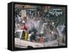 Songkran, Thai New Year, Water Festival, Chiang Mai, Thailand, Southeast Asia-Alain Evrard-Framed Stretched Canvas